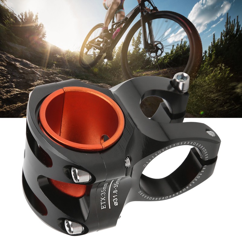 CANSUCC 31.8/35mm Bike Handle Stem Riser Short Handle Stem Aluminum