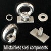 Pmsanzay 4 Pack Heavy Duty Eye Bolt, Stainless Steel -