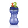 Nuby 9949-100 Vaso Antiderrames con Boquilla Flip-it, 10 oz, Morado