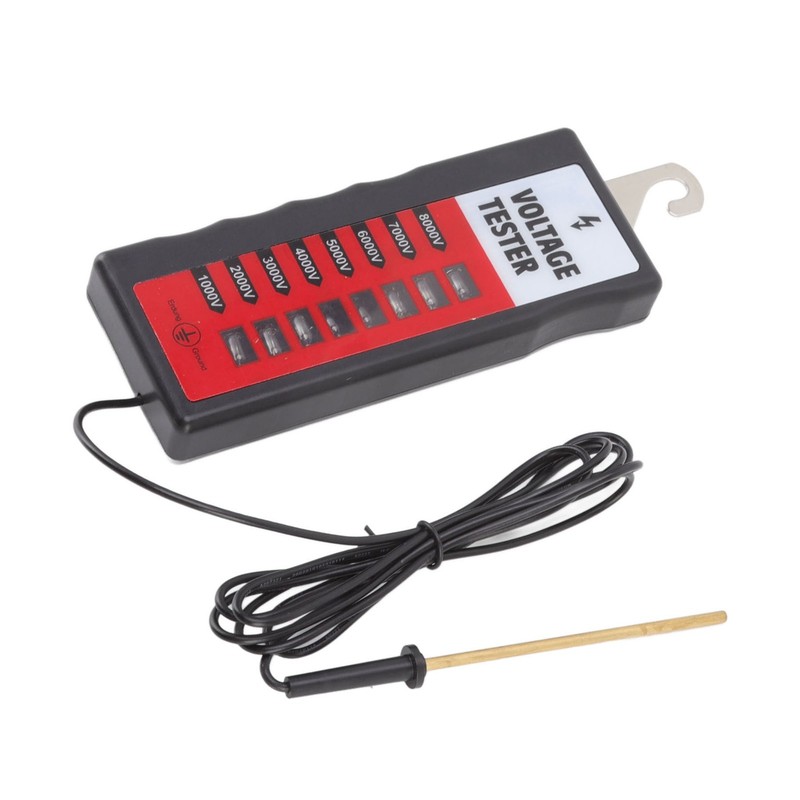 Electric Fence Tester LCD Screen Voltage Meter 10KV Portable Tool