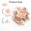 30 pcs Drawing Pins Resin Flower Pins Push Pins for