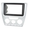 tomzz Audio 2450-028 Double DIN Radio Faceplate Compatible with Skoda