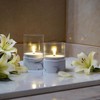 Fanna 3 Flameless LED Candles with Timer Function in Marble