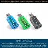 Mercader Digital Tarjeta De Sonido Usb 5.1 Canales Audio 3d