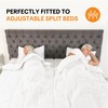 HOMBYS Split King Comforter Sets for Adjustable Bed, 3-Piece Bedding