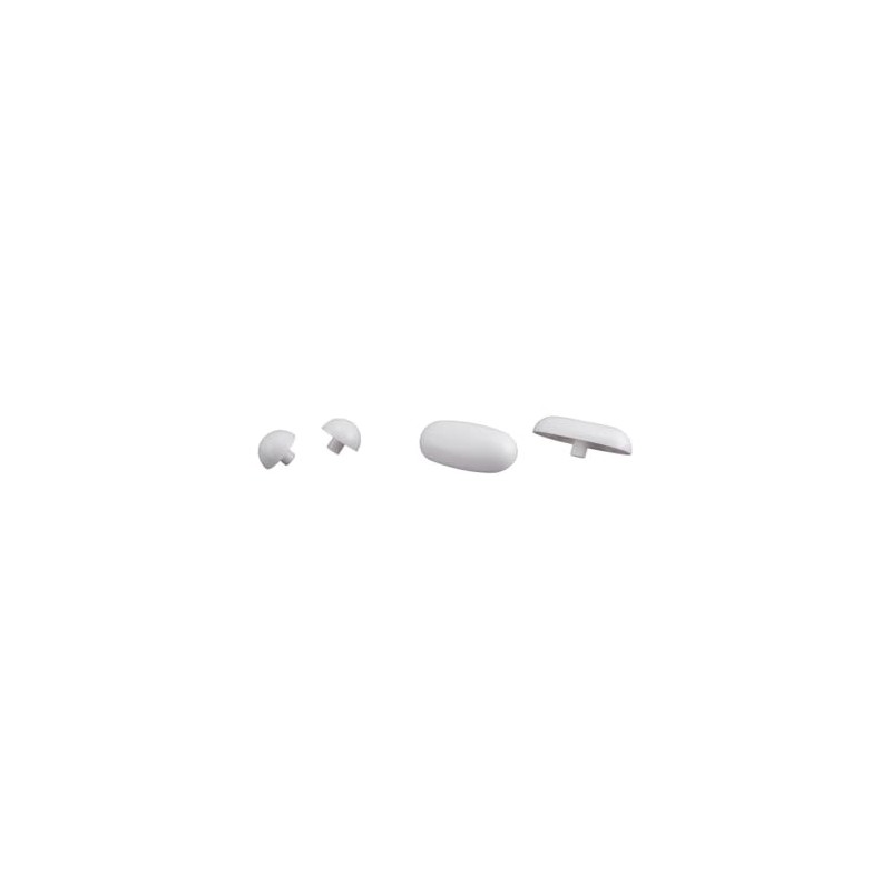 Plumb Pak PP836-41 Snap-In Universal Fit Toilet Seat Bumper Set,