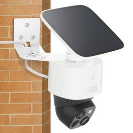 Adjustable Corner Mount Bracket Compatible with Eufy Security SoloCam S340, Metal Wall Mount for Eufy S340 with Coverage of 270° on Both Sides of The House, Reduce Blind Spots, Keep 360° Swivel