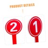 ARTIBETTER 10Pcs Multi Use Scoreboards Handheld Score Paddles for Voting