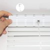 WYNOTT Valance Clips for Blinds, 2.5 Inch(63.5mm) Clear Blind Clips
