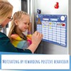 Amonev Magnetic Bedtime Routine Chart Reward Chart and Sleep Training