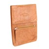 Leather Chest Bag Shoulder Bag Purse Security Wallet, tan, Classic