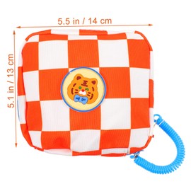 Ipetboom Period Bag Sanitary Napkin Storage Tampon Holder Portable Women Accessory Compact Reusable Daily Use Button Sanitary Holder High-Grade Material Safe Private