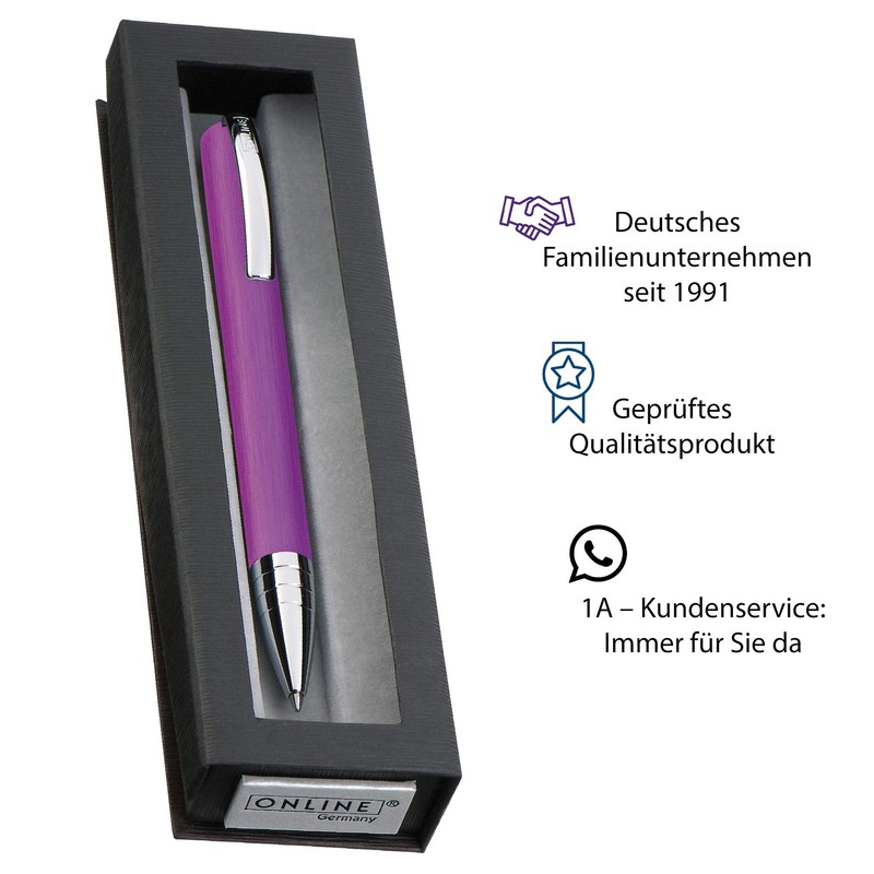 ONLINE Kugelschreiber Vision Lilac I Drehkugelschreiber mit Standard Großraummine in