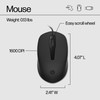 HP 150 Wired Mouse and Keyboard Combo - Full-Sized, Low-Profile