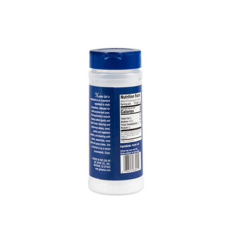 Nature's Supreme Kosher Salt 16oz (Pack of 2)