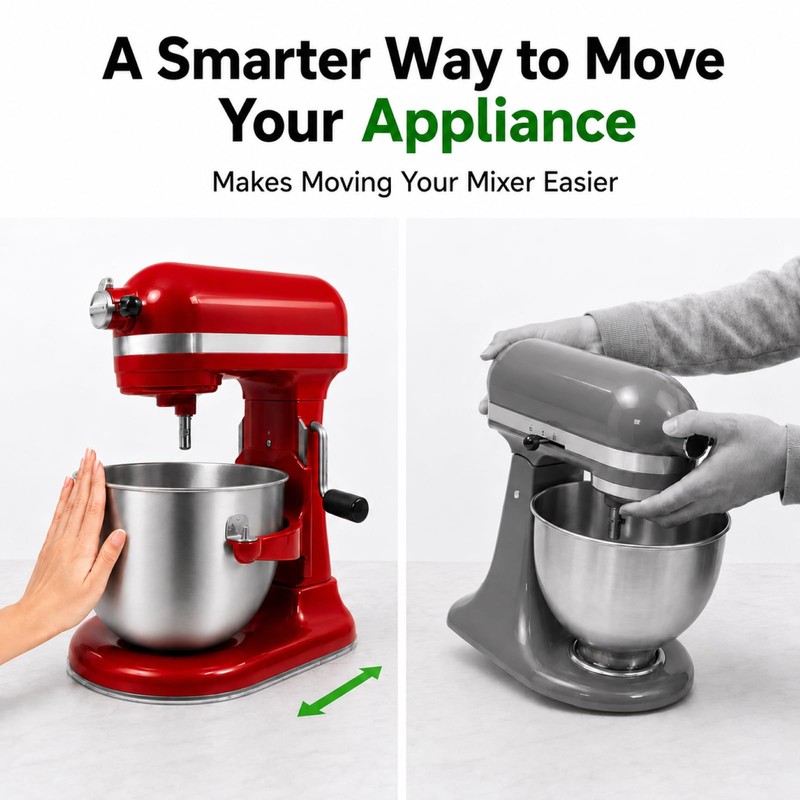 Sipnore Mixer Slider Mat for KitchenAid Stand Mixer 5-8 QT,