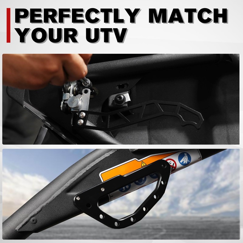 A & UTV PRO 2PCS Door Handles & 2PCS Roll