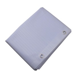 Dependable Industries inc. Essentials Embossed PEVA Shower Curtain Liner 70"x72" Eco-Friendly PVC-Free Bathroom Magnetized Bottom Odorless Reinforced Metal Grommets (Embossed Weave Lt Blue)