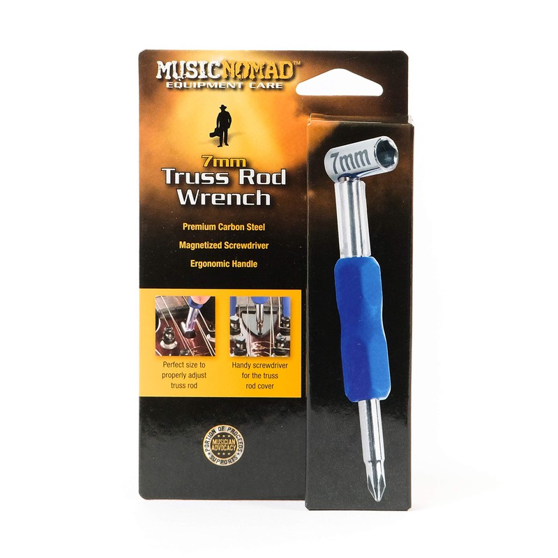 MusicNomad MN233 Premium Truss Rod Wrench - 7 mm, Plus