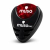 Muso Pro Guitar Picks Holder with 15 Picks, Plectrum for