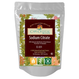 Sodium Citrate 100% Food Grade | Prevents Early Gellation in Spherification - Kosher Certified( 14 Oz)