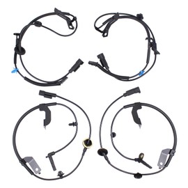 MOTOKU Front Rear ABS Wheel Speed Sensor Set for Jeep Patriot Compass 4WD 2007-2016 Dodge Caliber AWD 2007-2008 Left Driver and Right Passenger Side