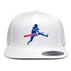 Snapback White Buffalo Josh Allen Jumping Logo Hat