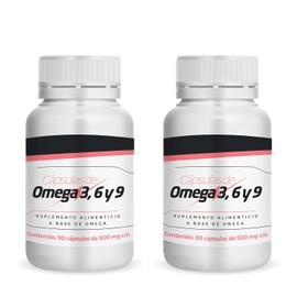 Duo pack de 180 caps Omega 3 6 9