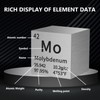 STPCTOU Molybdenum Cube Pure Metal High Density Cube Laser Engraved