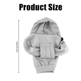 Gear Lever Cover Car, Fashionable Jumper Design Car Gear Knob Cover, Universal Gear Knob Cover, Cute Gear Knob Cover for Car (White)