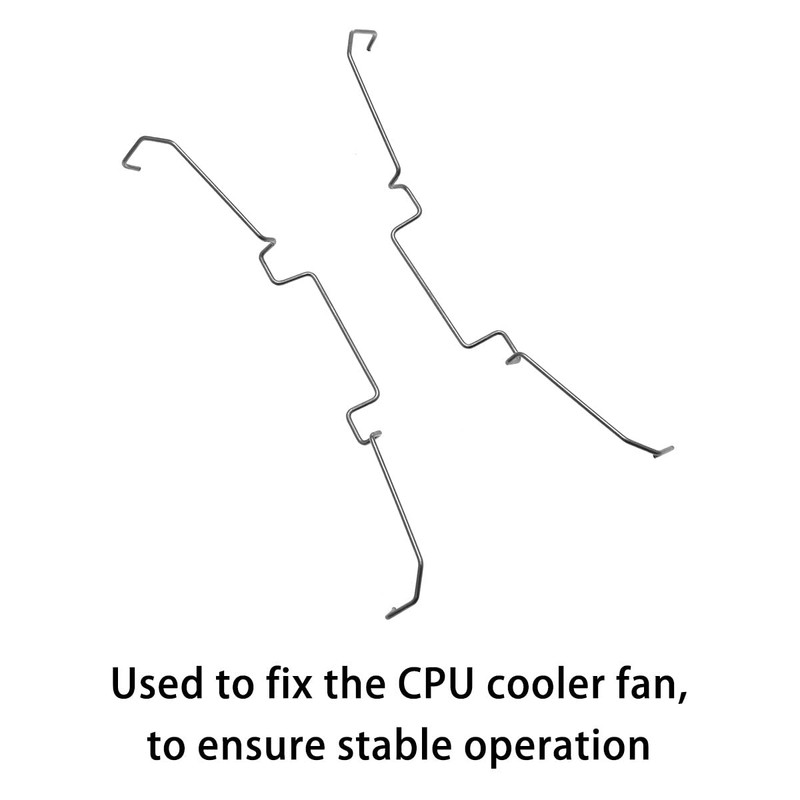 DGHAOP 4pcs Computer Mainboard CPU Radiator Fan Fixing Clip Computer