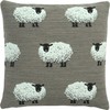 Sander Cushion Cover Fluffy Gang Brown Size 40 x 40