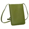 Aspersio Stylish Sacoche Thin Mini Shoulder Bag Bag, holy green,