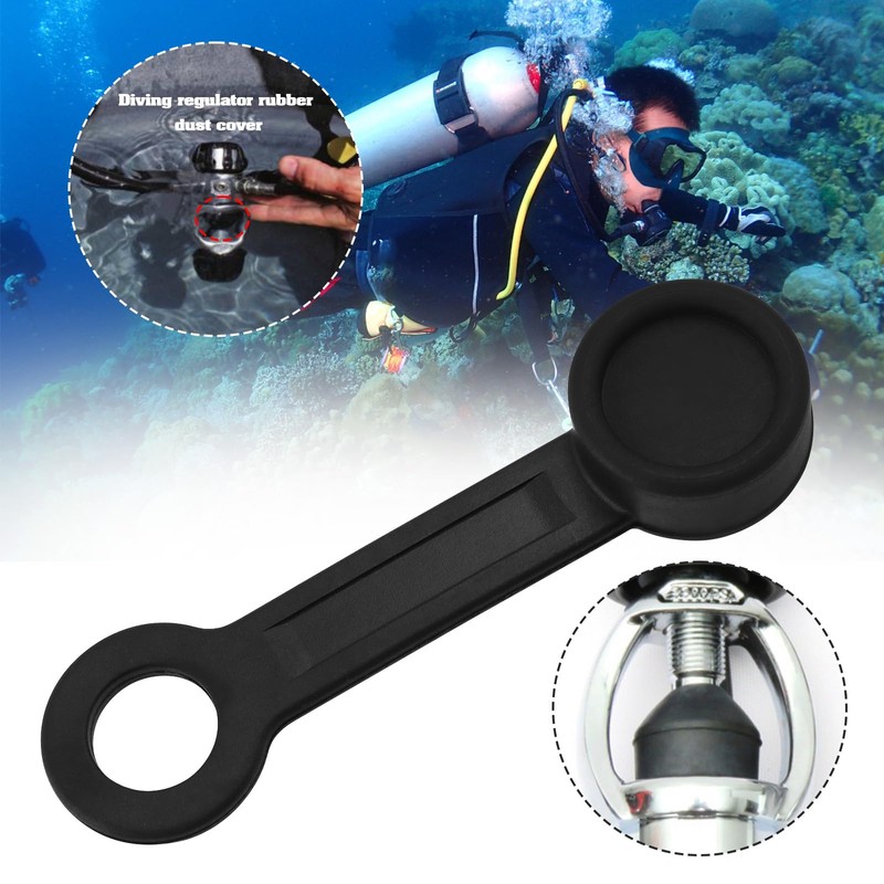 YINETTECH Pack of 2 Dust Caps for Dive Regulator Replacement