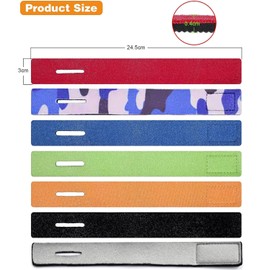 8 Pieces Fishing Rod Belts Ties Fishing Rod Straps Spinner Elastic Magic Bait Strap Fishing Tackle Fishing Rod Strap for Fishing Rods Fishing Tackle Orange