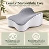 Memory Foam Leg Knee Pillow For Side Sleeping Support Pillow