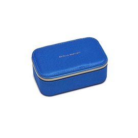 Estella Bartlett Bright Blue Satin Mini Jewellery Box