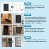 Uni-Green Recessed Shower Niche 17X25 Arch Double Shelf-Shower Cube for