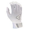 Easton Women's Ghost NX Batting Gloves, White/Silver, Medium