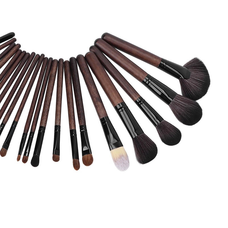 21pcs Makeup Brush Set Wooden Handle Eyeshadow Foundation Blush Brush
