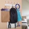 GlazieVault White Coat Hooks for Wall - Stainless Steel Coat