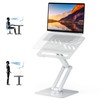 Urmust Ergonomic Laptop Stand for Desk, Portable Computer Riser, Height