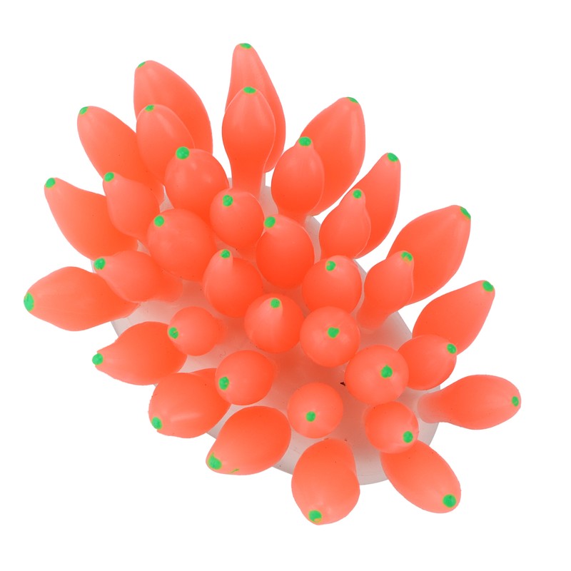 Aquarium Artificial Silicone Decoration Fish Tank Simulation Silicone Coral OrnamentRed