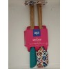 Tabitha Brown Spatula Set One Green One Leaf Pattern Mini