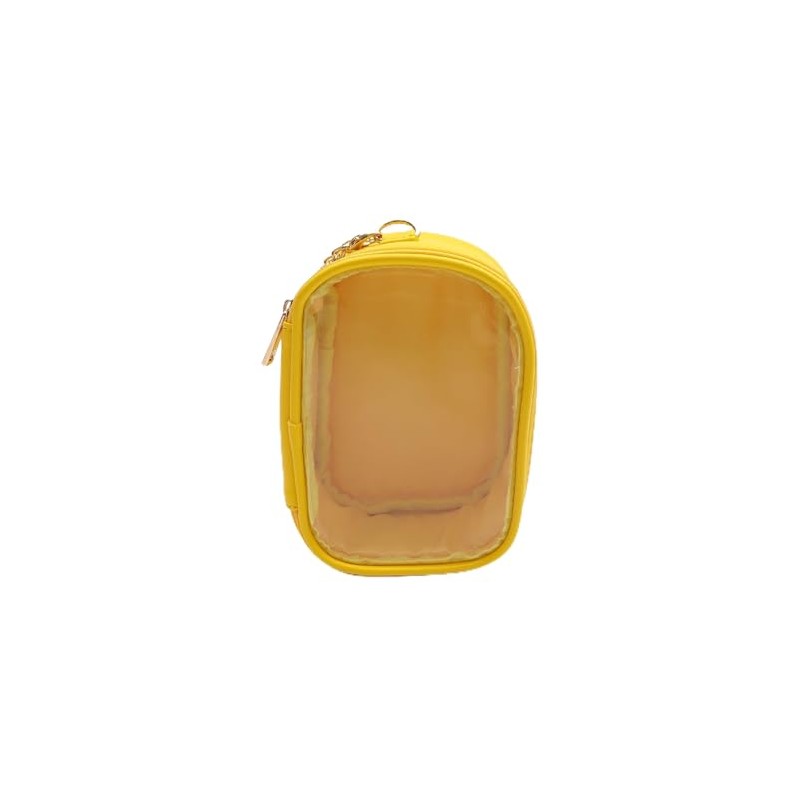 Wigo Colorful Mini Sewn Pouch, Pain Bag, Clear Bag, Mini