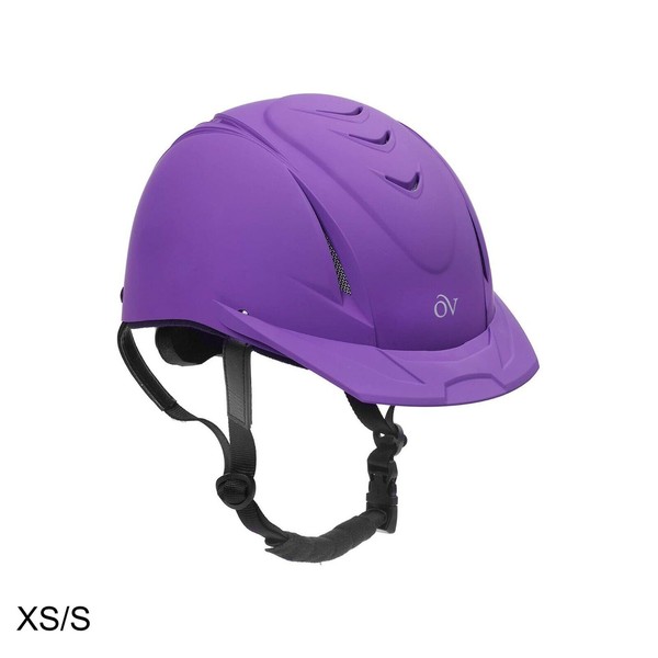 Ovation Deluxe Schooler Riding Helmet, Purple, XS/S