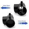 WZYTEU Auxiliary Heater Accessories Diameter 75 mm, Type T Three-Way
