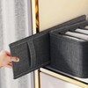 Wardrobe Clothes Organizer 6-20 Grids Clothes Trousers Jeans Storage B
