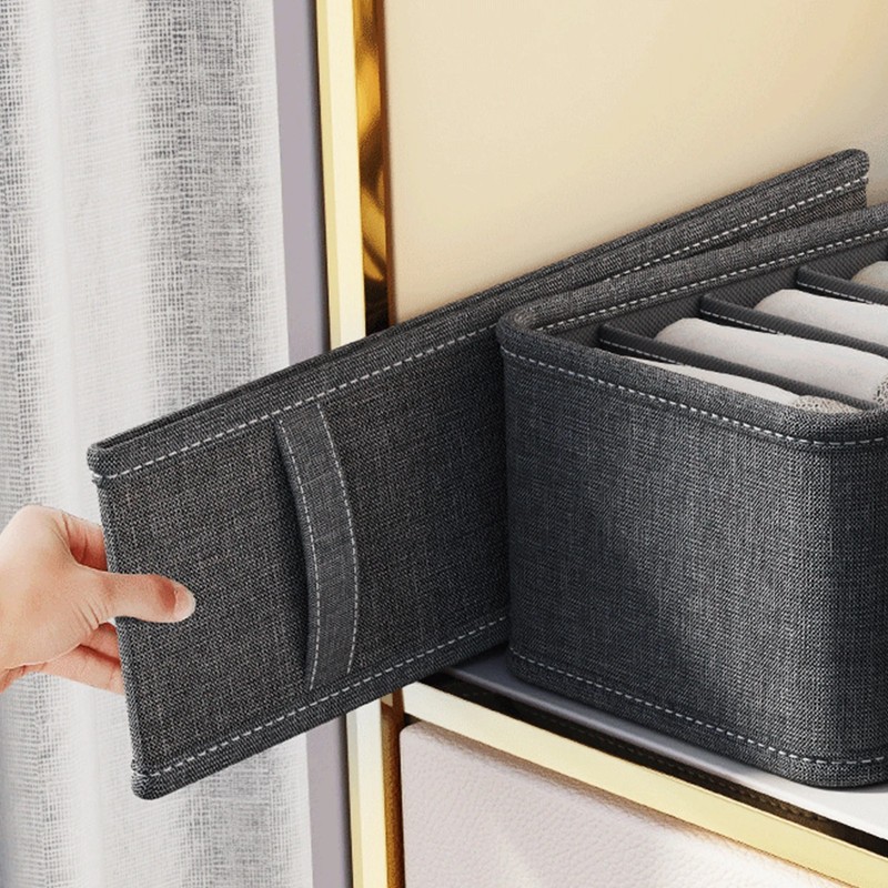 Wardrobe Clothes Organizer 6-20 Grids Clothes Trousers Jeans Storage B