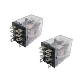 2 Pieces JQX-13F(D) AC 110V Coil 8 Pin Miniature High Power Electromagnetic Relay